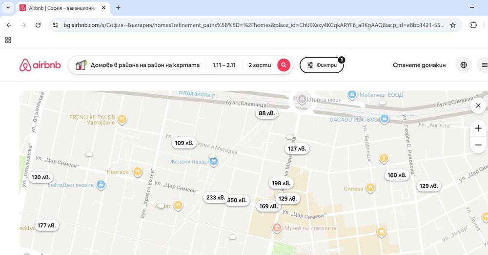 Четиристаен в центъра на София от собственик без комисионна