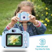 Camera foto copii, Toys Kids, baterie Li-Ion, LCD HD 2″, Albastru