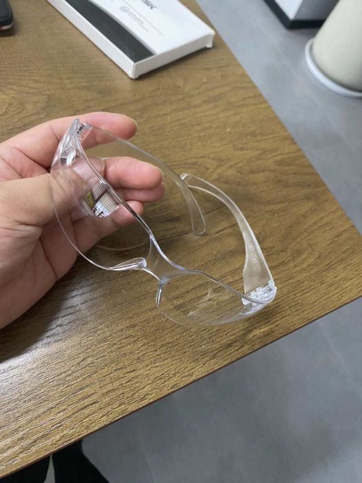 очки защитные, прозрачная линза