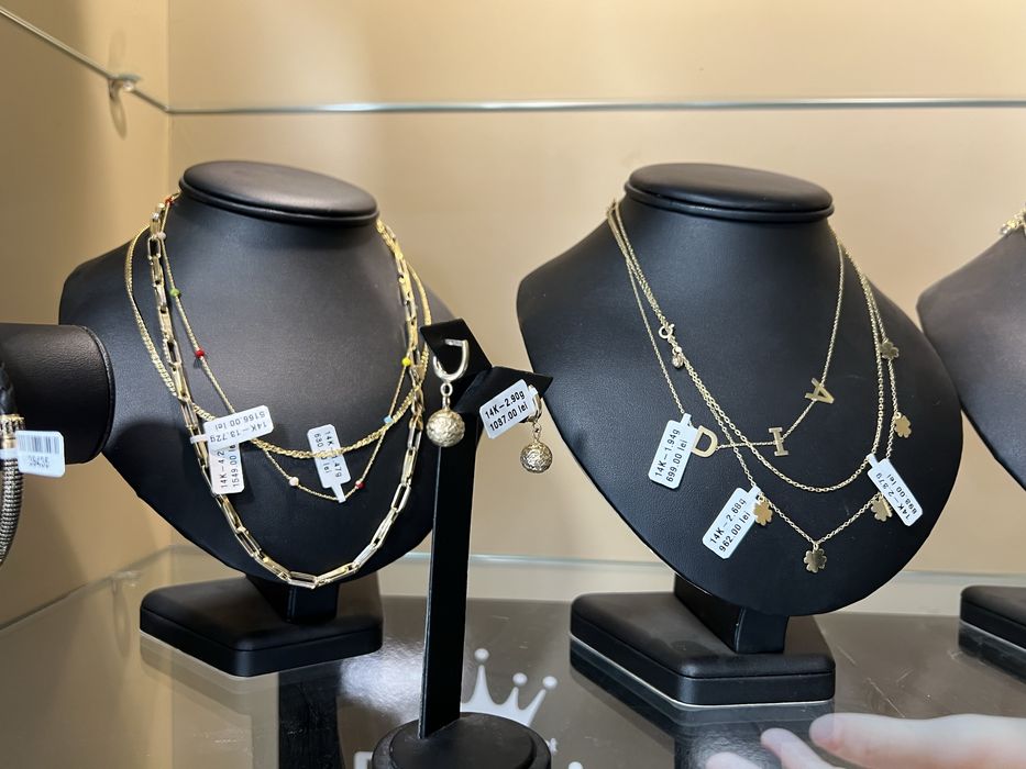 Royal: AUR 14K Inel/Bratara/Cercei/Lant/ de la 369 lei/g bijuterii