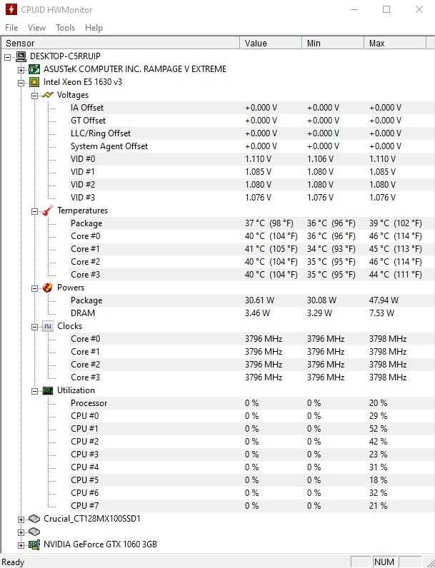 Intel Xeon E5-1630 V3 сокет 2011-3 процесор