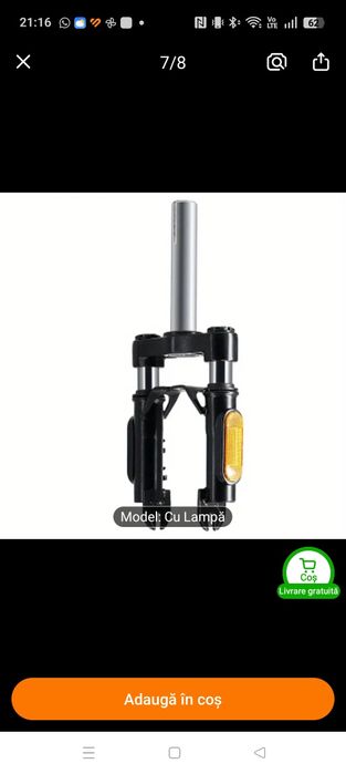 Suspensie față trotinetă Xiaomi Pro2, PRO, M365 și 1S
