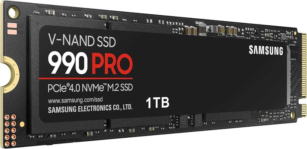 Новый SSD NVMe Samsung 990 PRO Series 1TB with HeatSink.
