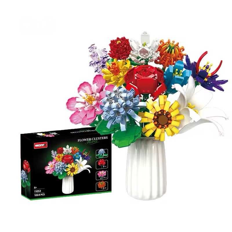 Lego, Лего, Конструктор, Декорация, Комплект цветни букети, Подаръци