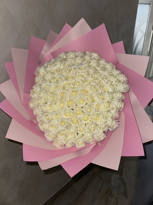 Buchet trandafiri din sapun