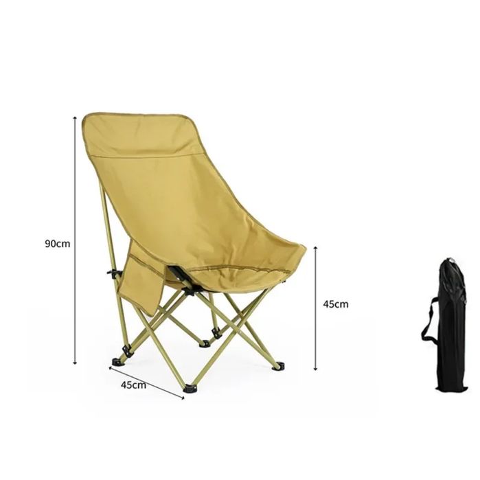 Аренда Складной туристический стул с высокой спинкой и подголовником