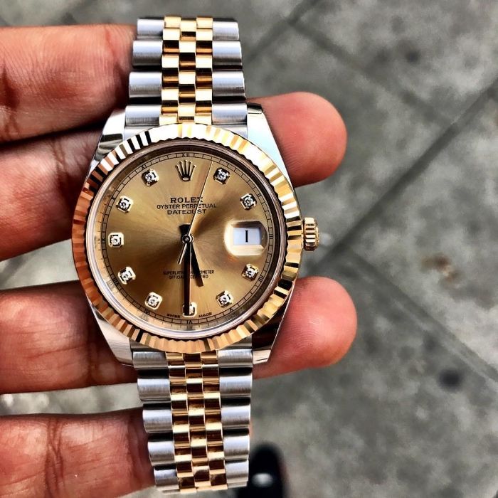 Rolex DateJust Silver Gold 36-41mm