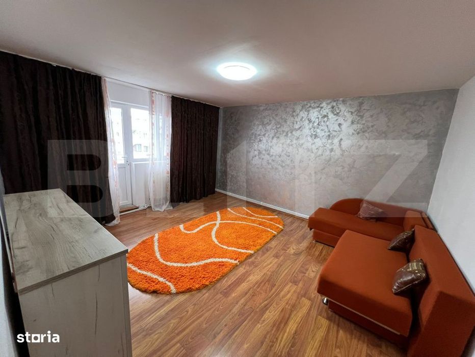Apartament spatios cu 4 camere, 76 mp, complet mobilat si utilat, zona