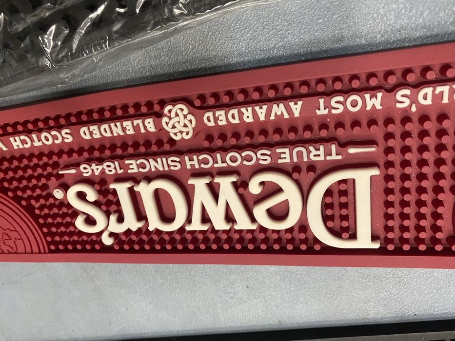 Стари рекламни подложки за чаши от гума бармат bar matt