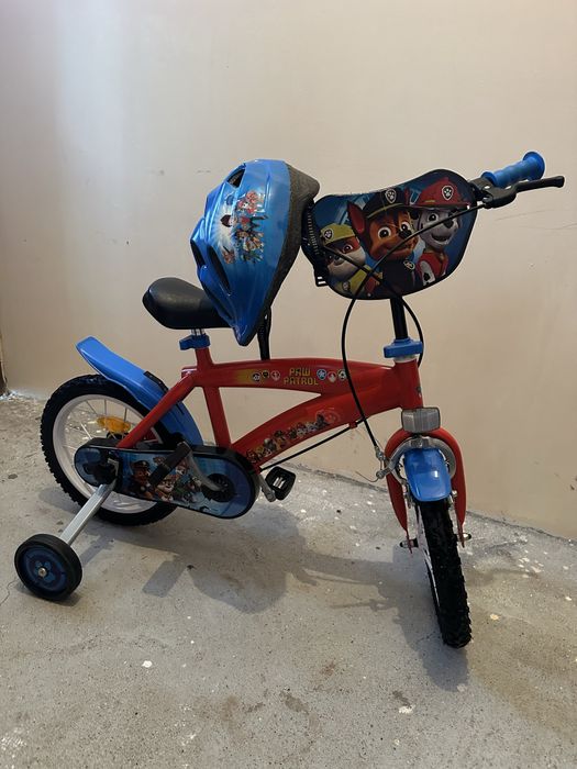 Toimsa, Детски велосипед Paw Patrol, с помощни колела, 16 инча