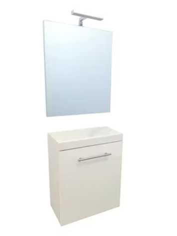Mobilier baie 48x55x25 cm, Alb