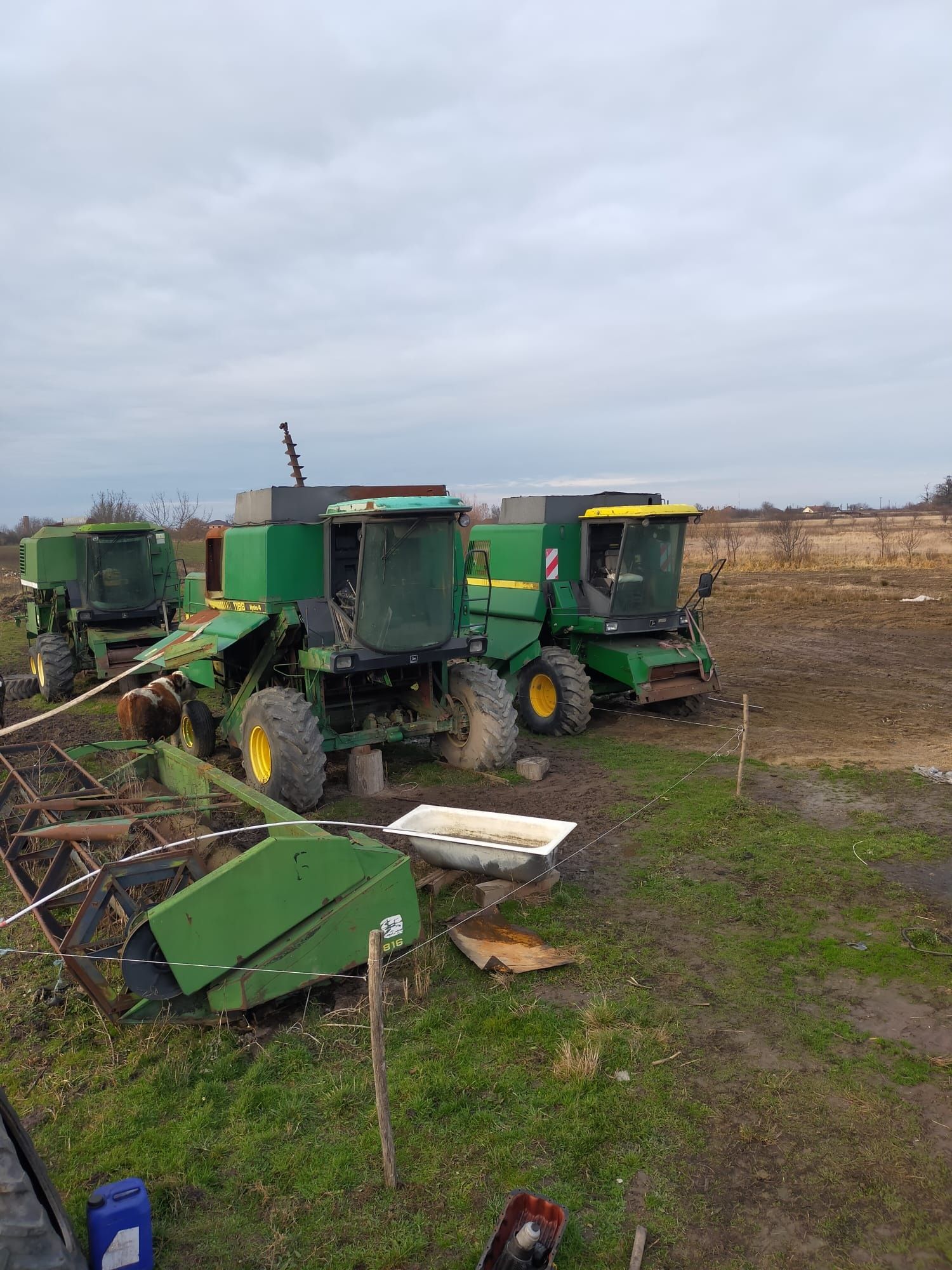 Piese combină Claas și John Deere