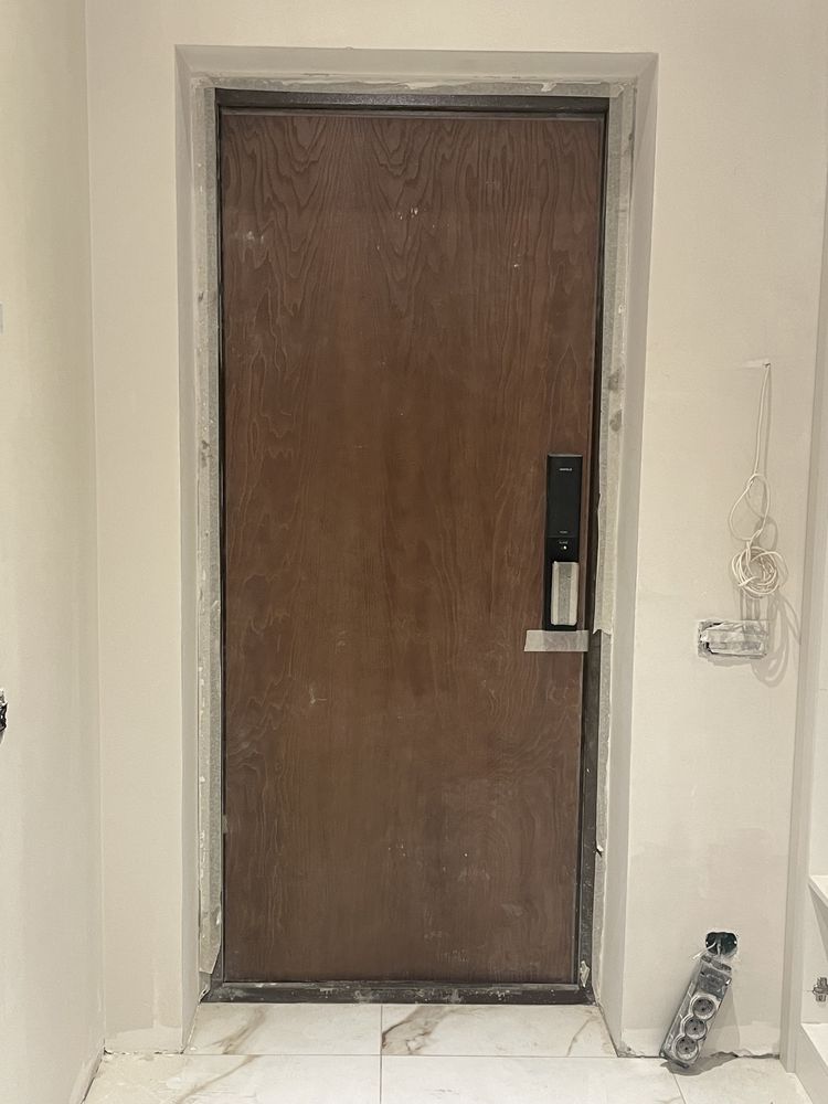 Дверь входная с отделкой из МДФ