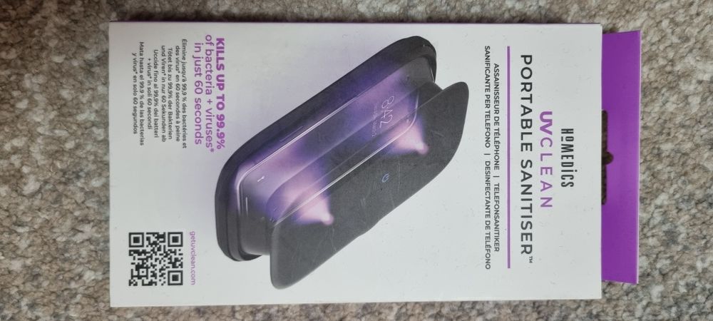 Sterilizator UV pentru telefoane și accesorii  HoMedics sigilat