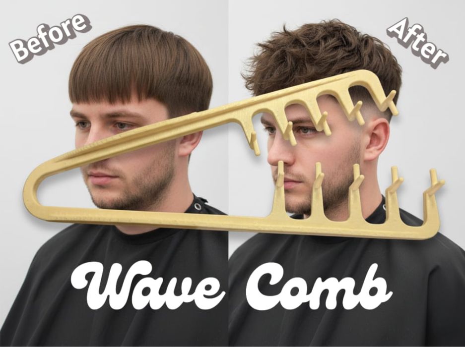 Wave comb / Pieptan texturat