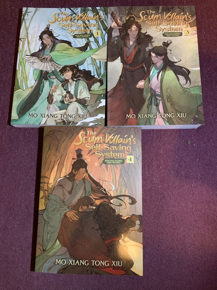 Danmei книги (The Scum Villain`s Self-Saving System и други)