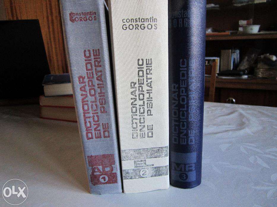 Dictionar enciclopedic de psihiatrie, C. Gorgos vol 1,2,3
