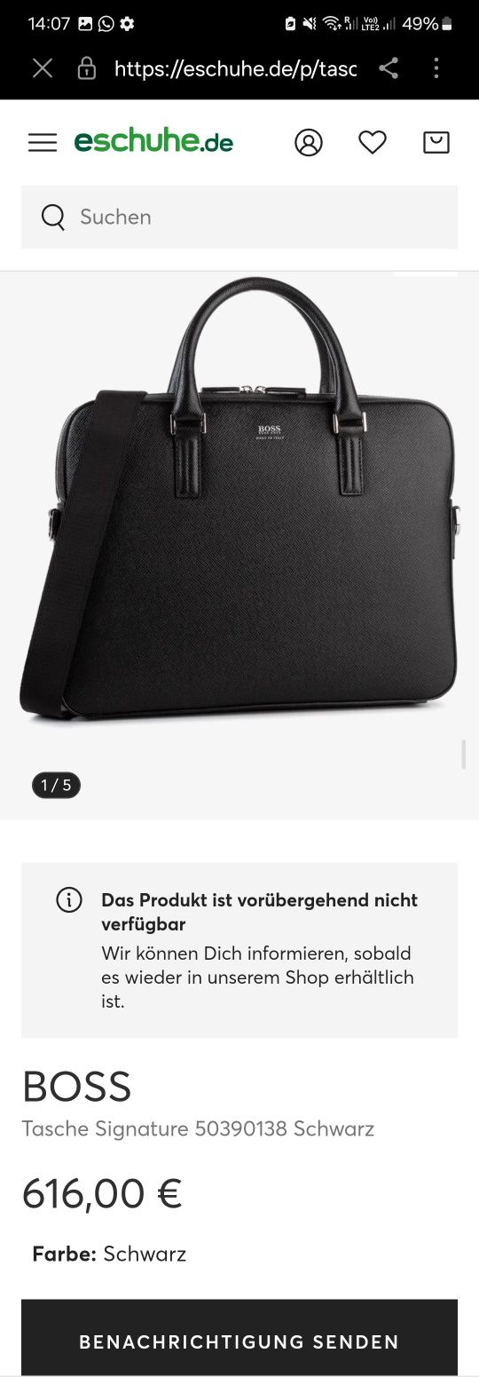 Geanta laptop Hugo Boss