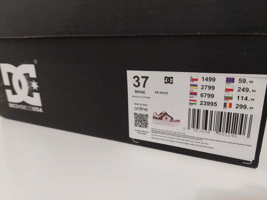 DC Shoes Manteca 4 Platform дамски