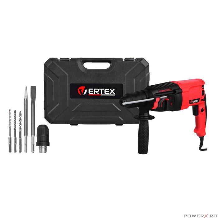 Ciocan rotopercutor, bormasina 900 W 2.4 J, Vertex