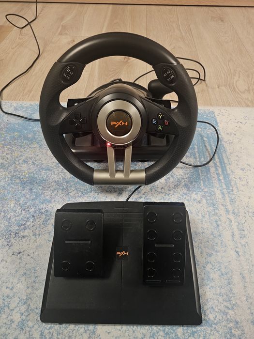 Volan gaming cu pedale, PXN-V3, PC / PS3 / PS4 / XBOX ONE / SWITCH