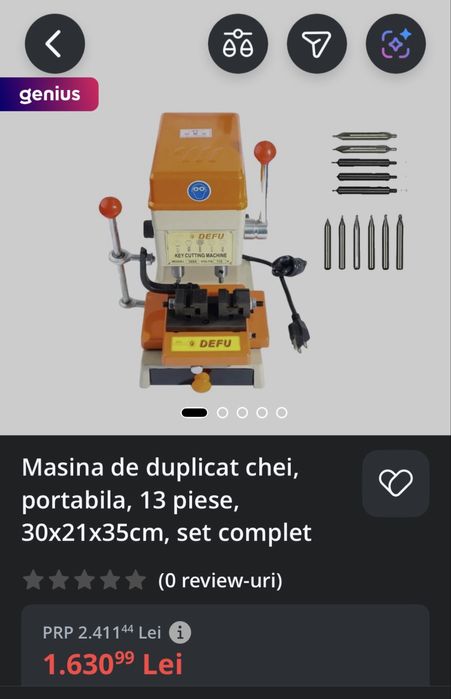 Masina de copiat chei auto Defu