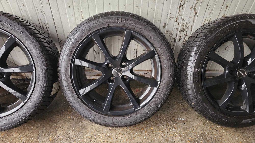 Jante Aliaj CITROEN DS5 (BORBET) + Cauciucuri Iarna 215/50/R17