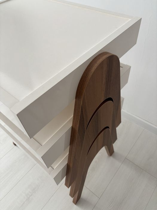 Set 3 masute cafea lemn, stivuibile! OFERTA AZI!