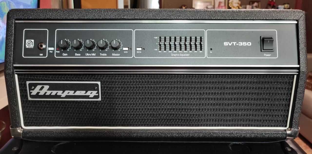 Басовый усилитель Ampeg SVT-350H CS и
Гитарный кабинет Ampeg PR-410HLF