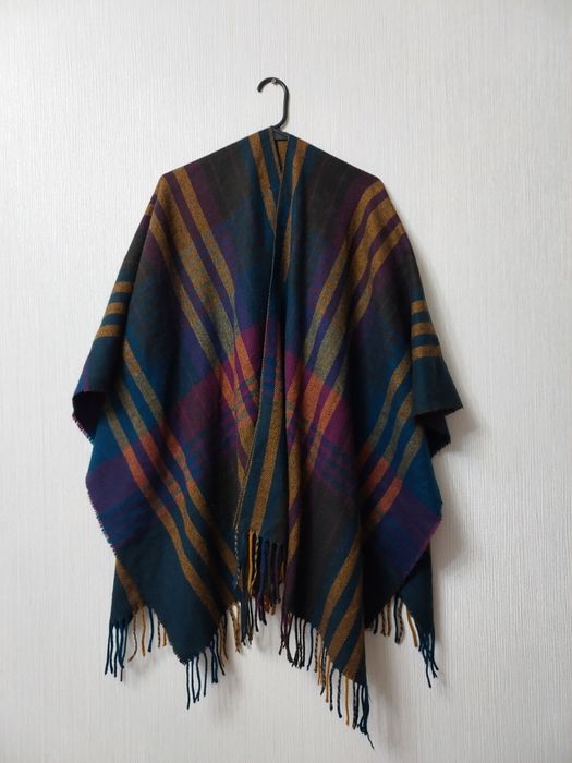 Шар пончо теплый