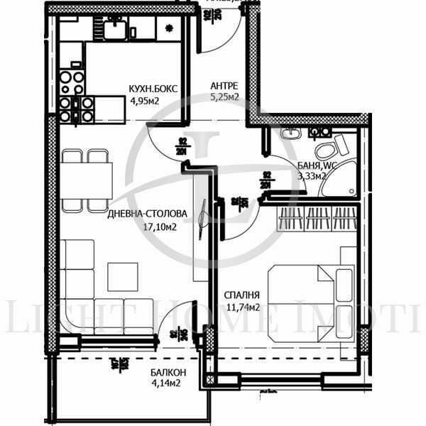 Продава се Двустаен апартамент в Пловдив, Тракия - 69 кв.м за 1087 €/кв.м - Снимка #3