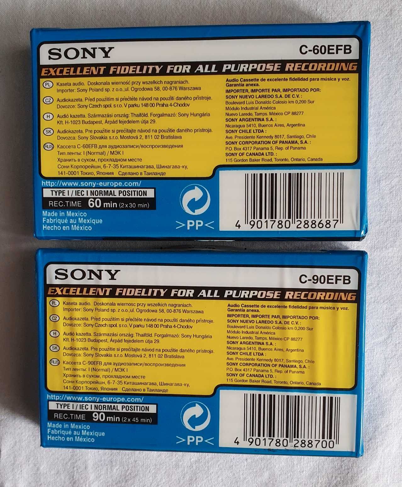 Нови аудио касети TDK SA,  Sony, BASF Chromdioxid
