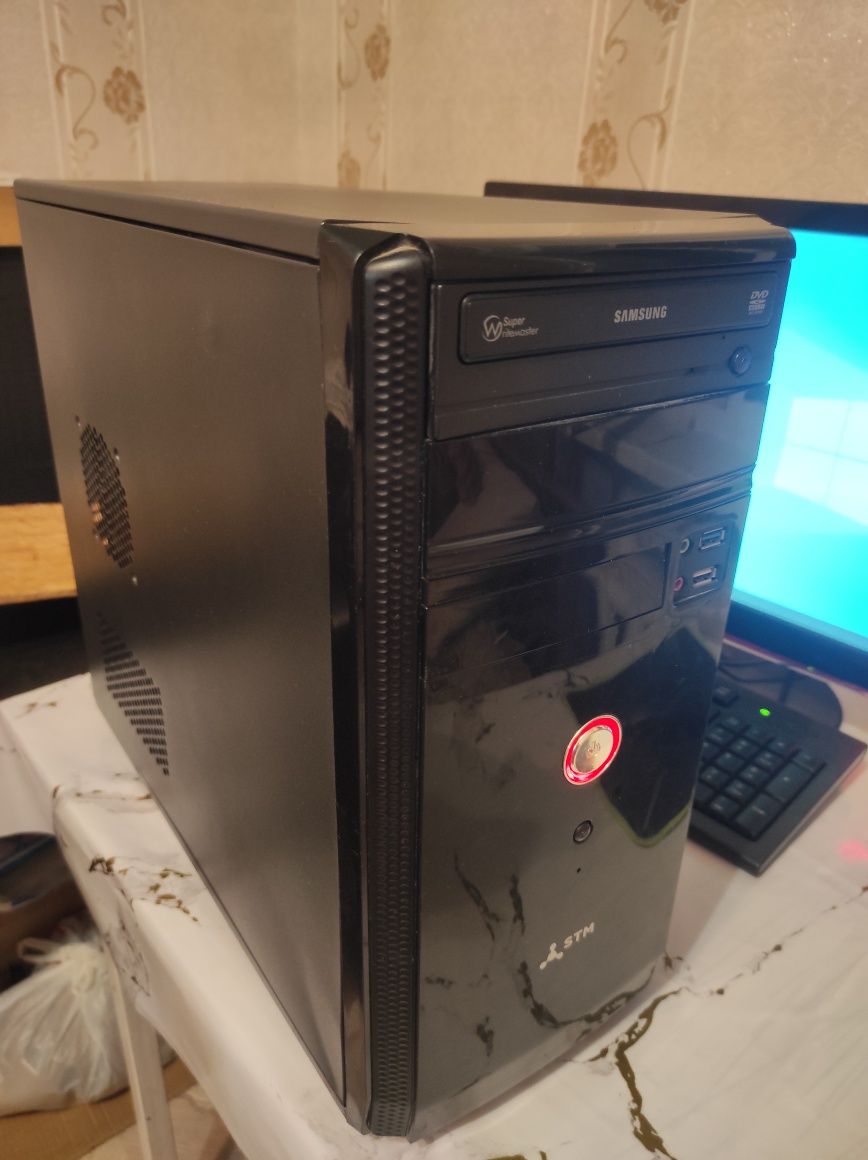 Системный блок cpu i3-9100f, ram 16gb, gpu rx570, ssd 240gb
