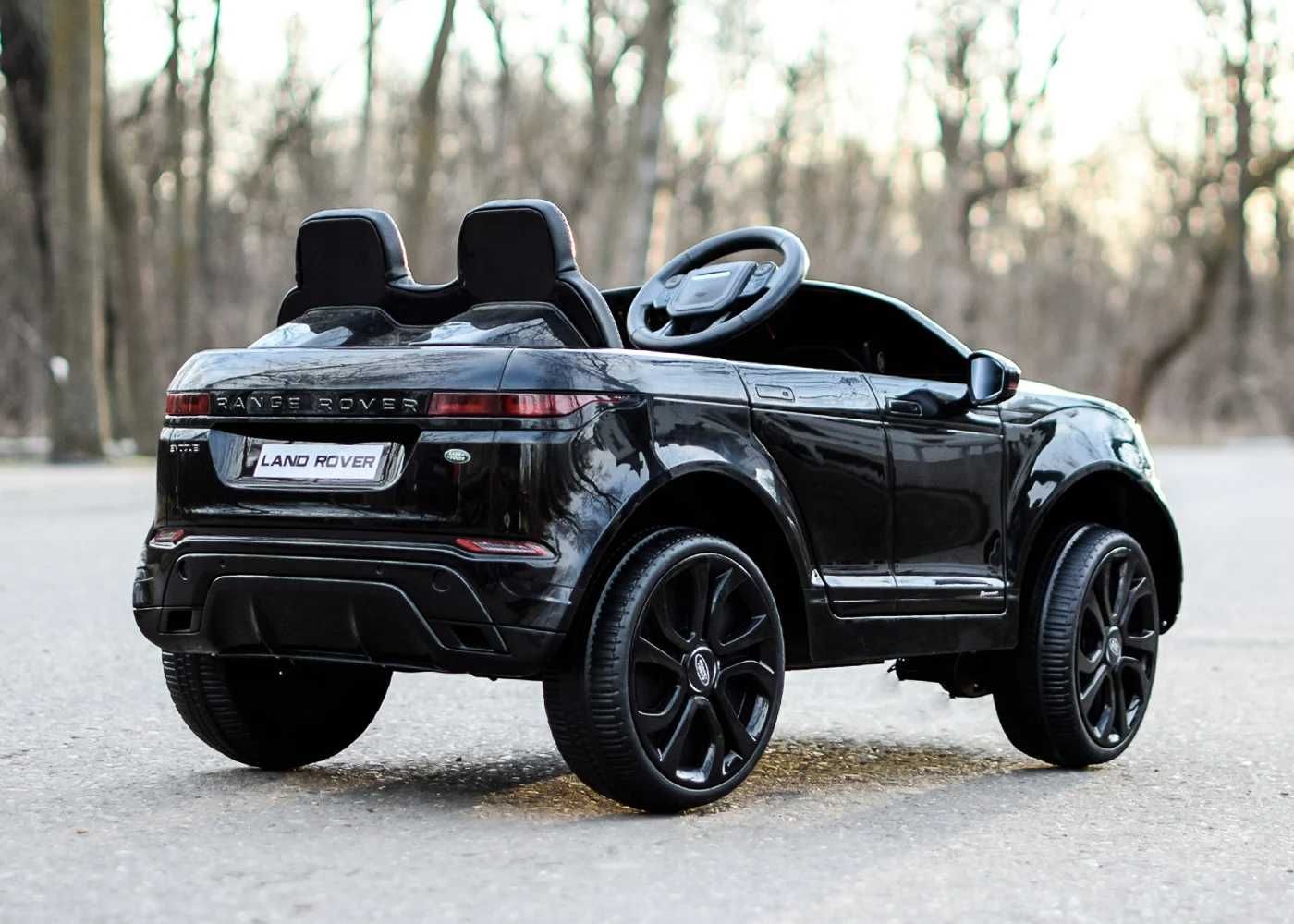 Masinuta electrica Range Rover, 4x4, 140W-12V, roti moi, scaun tapitat