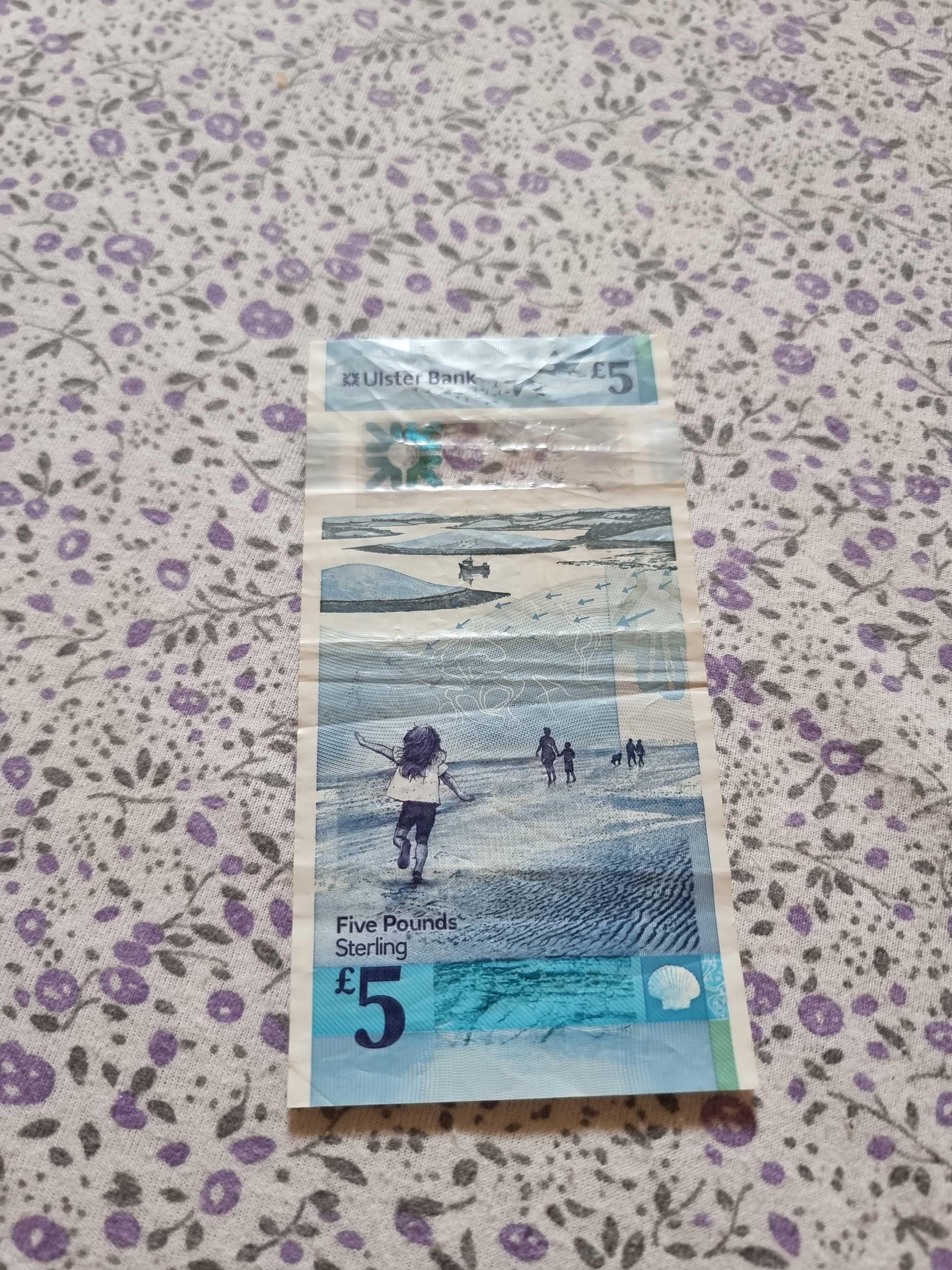 Bacnotă 5 lire de colecție