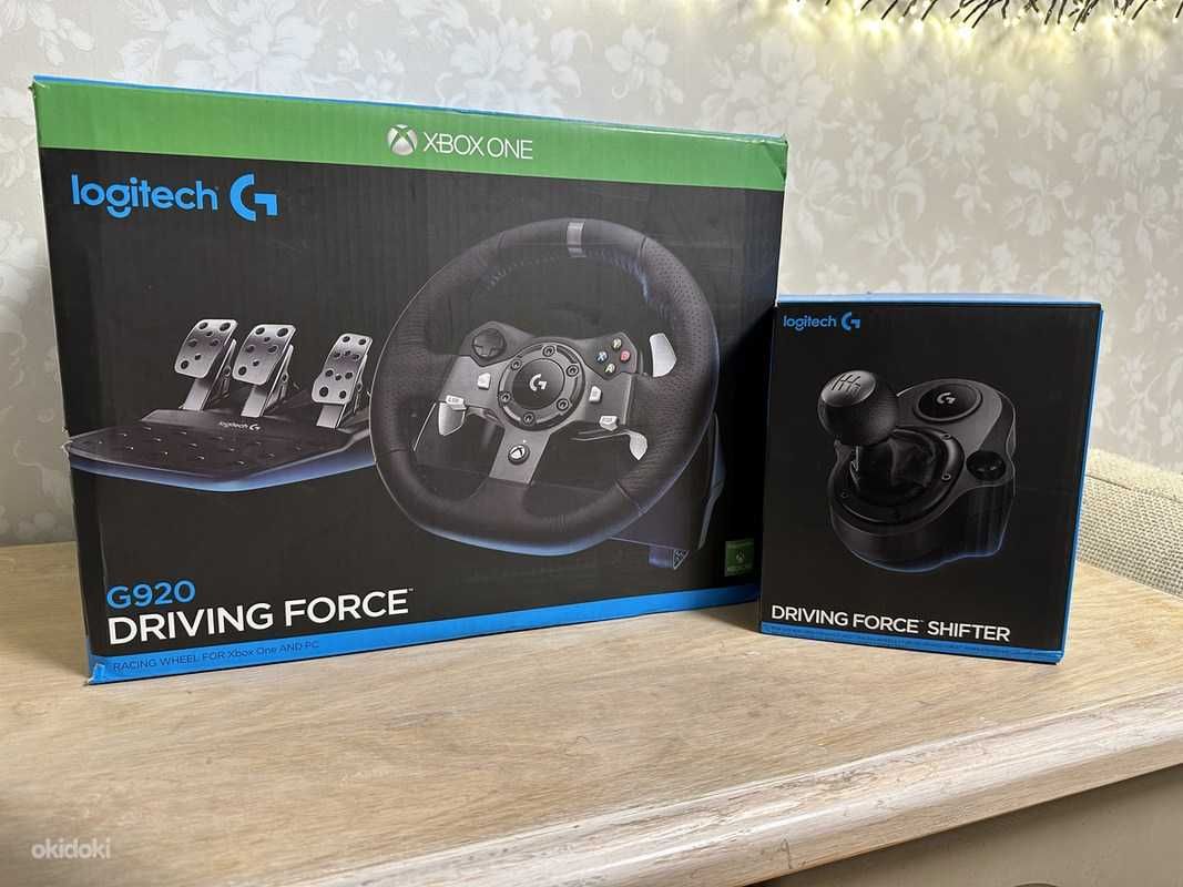 Игровой Руль Logitech G920 + КПП Logitech Driving Force Shifter
