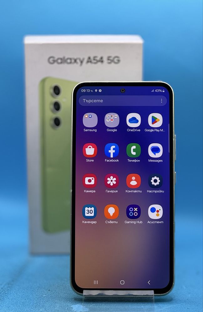 Samsung Galaxy A54, 128GB, 8GB RAM, 5G, Awesome Lime