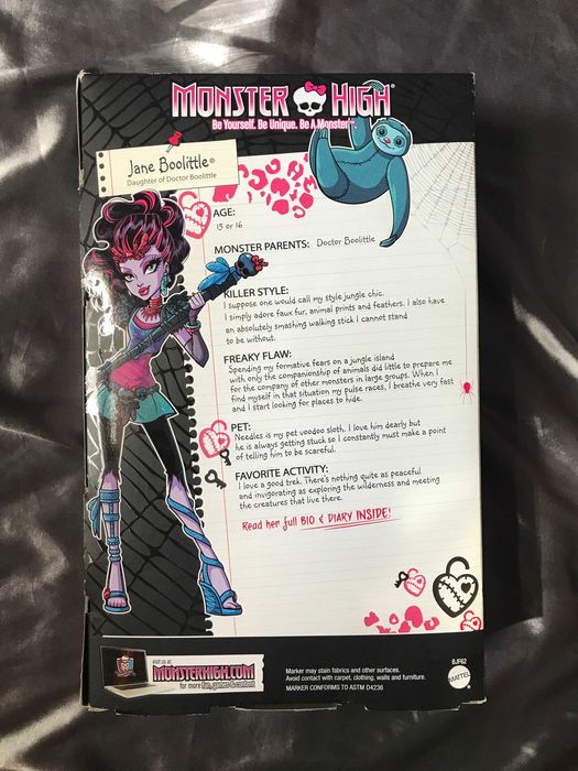 Кукла Monster high базовая Джейн Буллитл