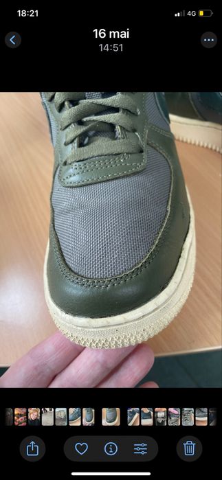 Pantof Nije kaki puele naturala