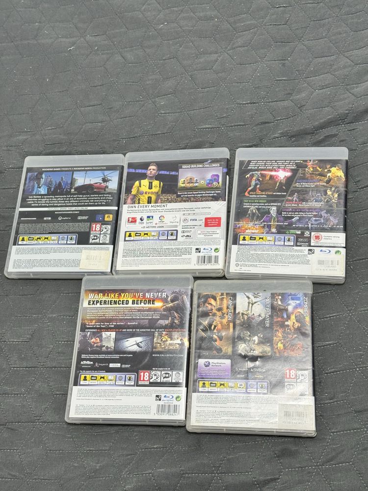 Vând discuri originale pentru Sony Ps3.