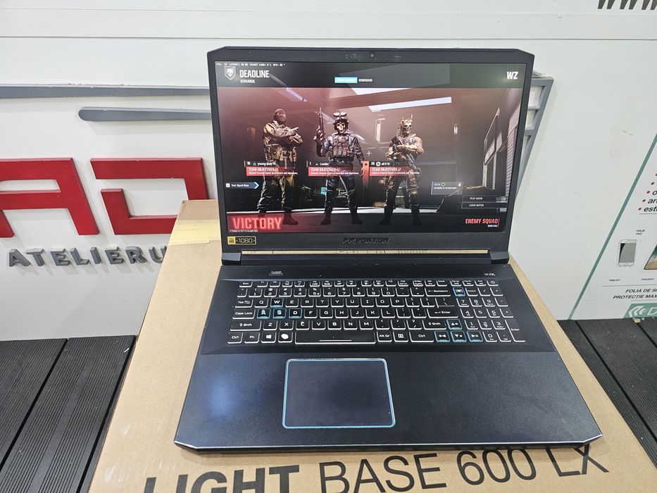 Laptop gaming Acer predator intel i7, 16gb ram, gtx 1660ti, ssd + hdd