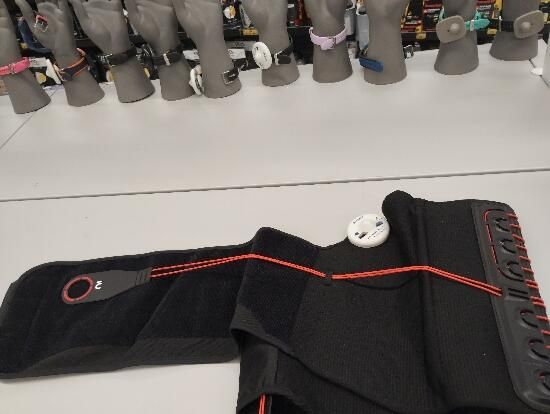 Centură lombară de susținere R900 Negru - produs resigilat Decathlon