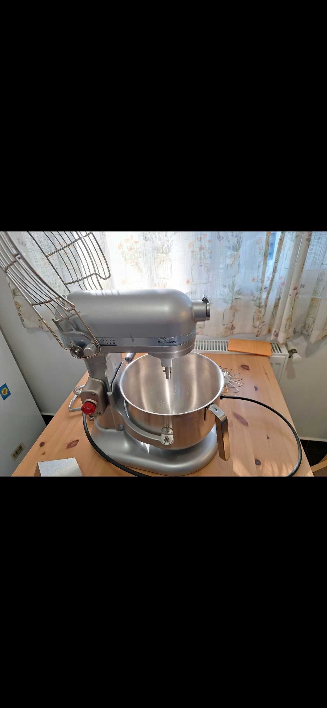 Mixer cu bol 6.9L, White - KitchenAid