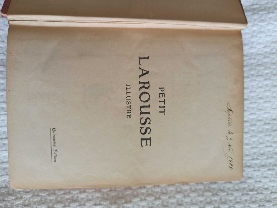 Енциклопедия PETIT LAROUSSE ILLUSTRE, Лимитирано издание, 1906 година