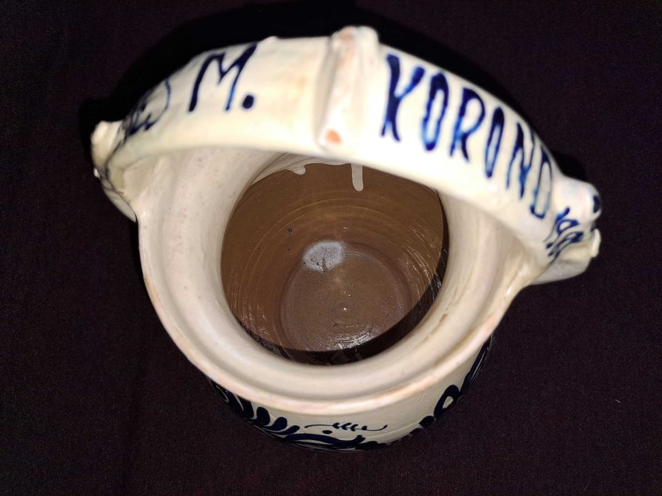 ceramica Korond semnat Ilyes M datat 1987