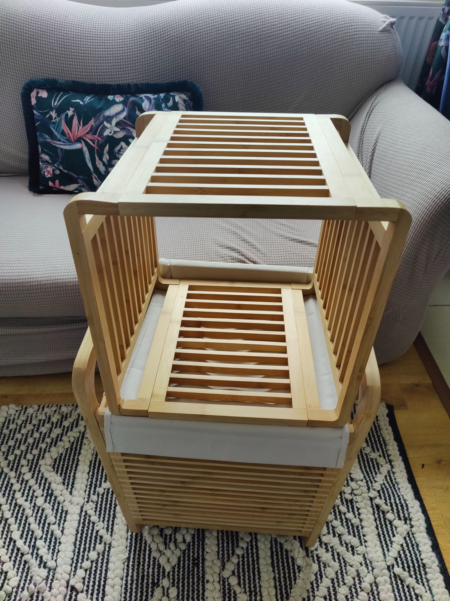 Set cos rufe și suport prosoape