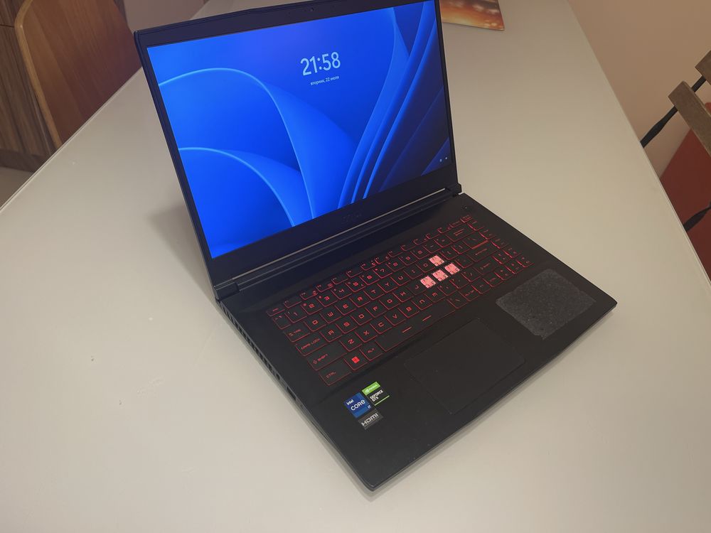 Gaming laptop MSI