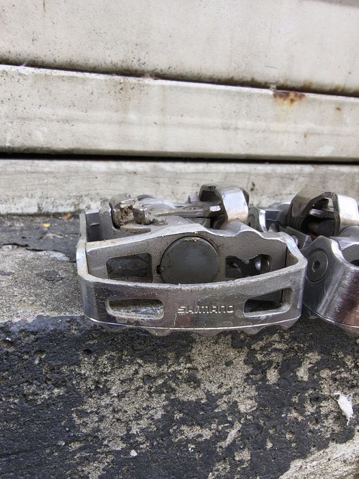 Shimano pedale de bicicletă PD-M324 SPD argintiu