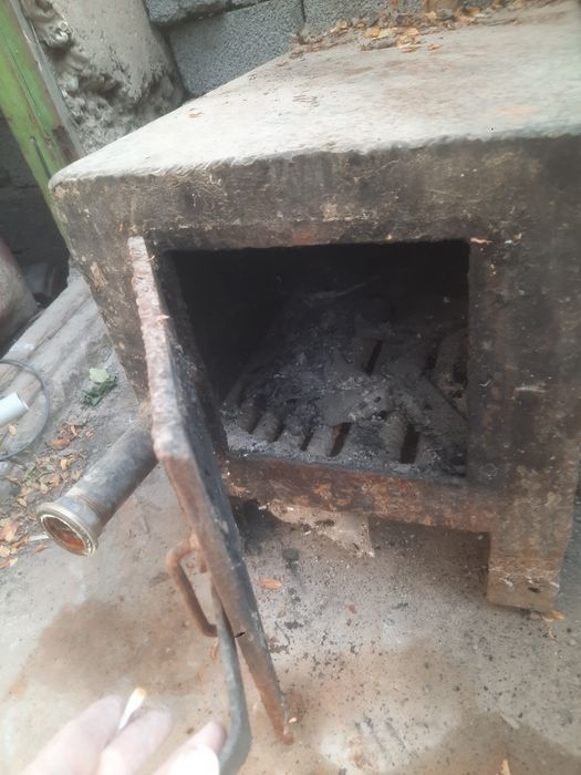 Котёл отопительный, рабочий