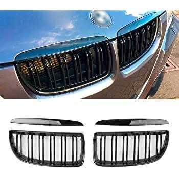 Grile Duble Negru Glossy   3er e90/e91 nfl